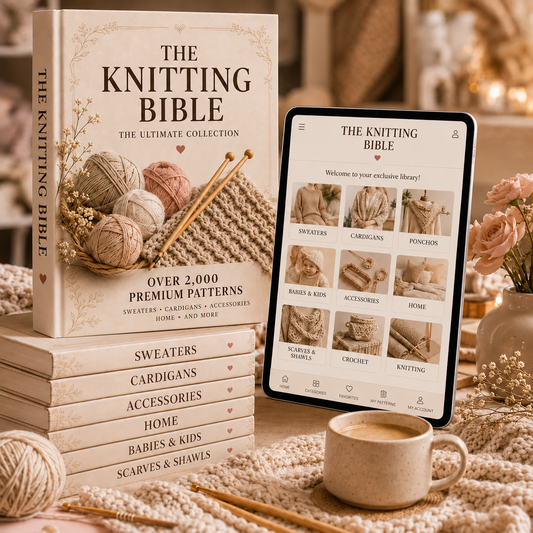 🧶 The Knitting Bible: Create Amazing Garments with 2,000+ Premium Patterns